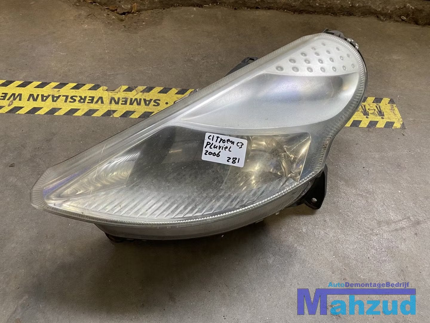 CITROEN C3 Pluriel links rechts koplamp (engels), Gebruikt, Citroën, Stellantis N.V., Ophalen of Verzenden