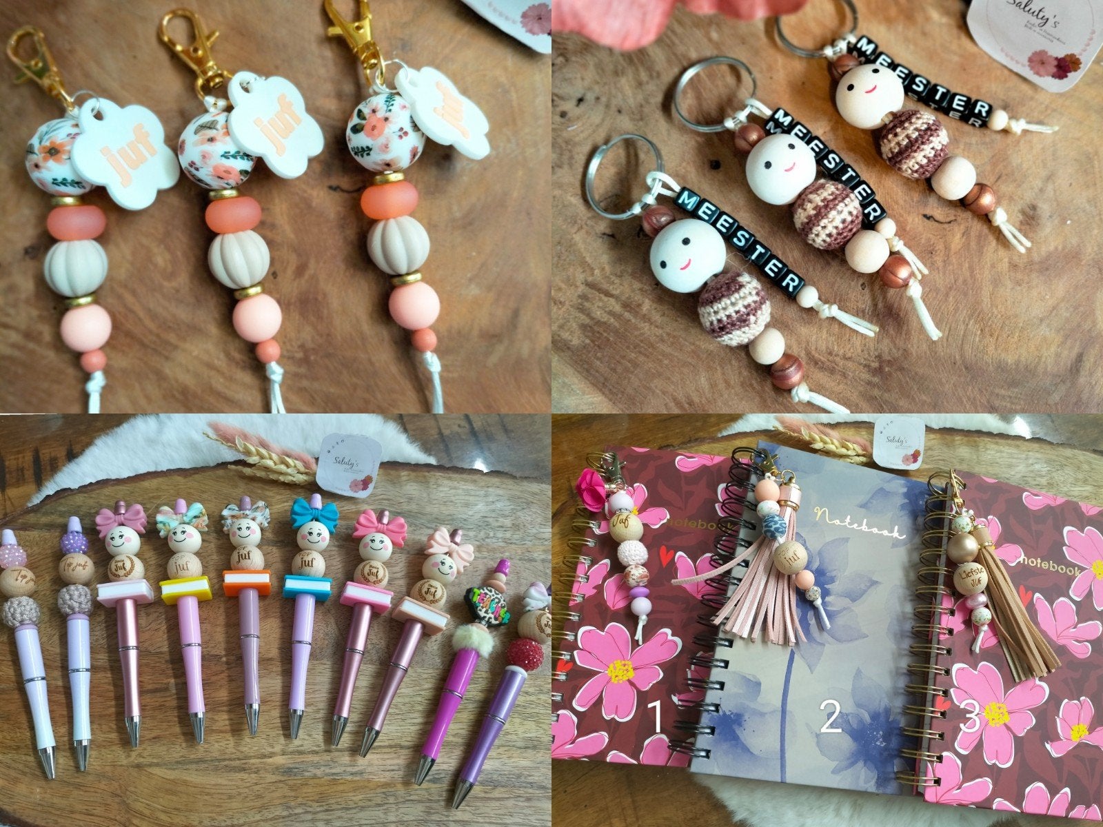 Bedankje - cadeautje • Juf of meester • Diverse, Overige typen, Nieuw, Ophalen of Verzenden, Saluty's kinder- en kraamcadeaus
