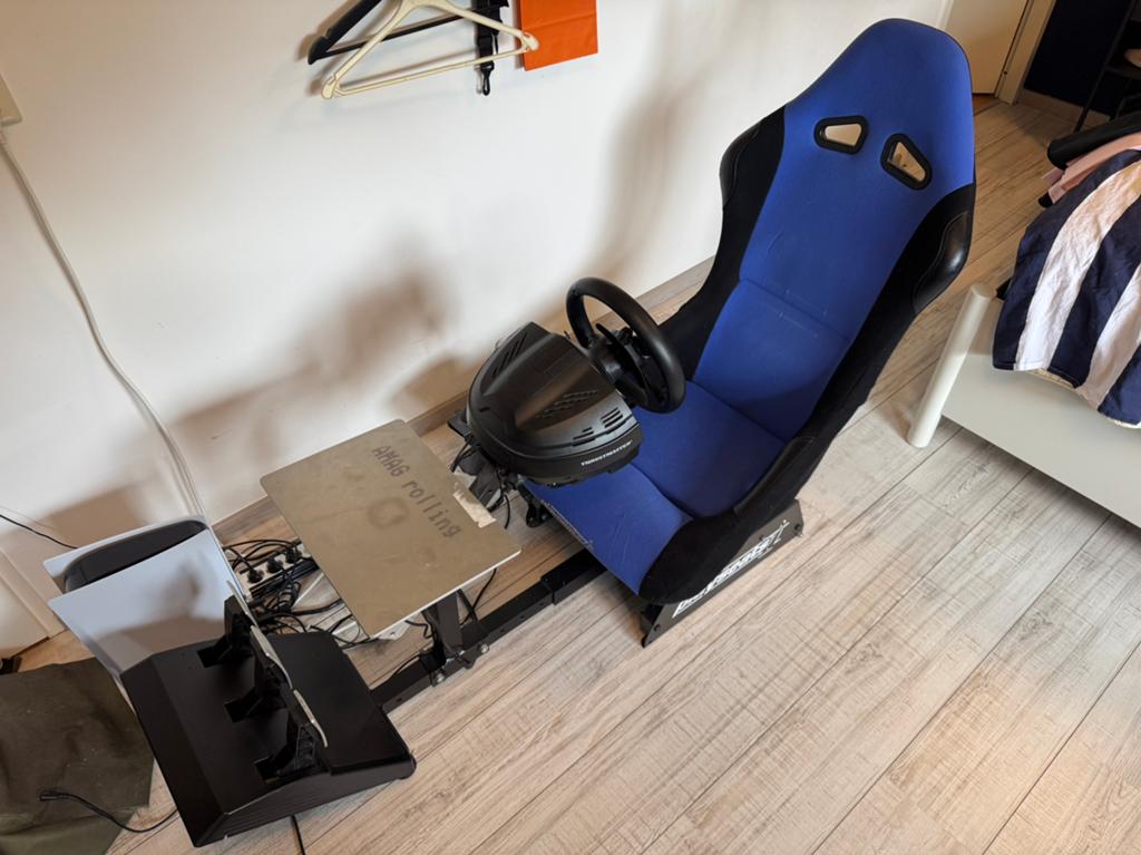 Simracing set compleet. Thrustmaster T300rs GT., Ophalen, Racestuur, Force feedback, PlayStation