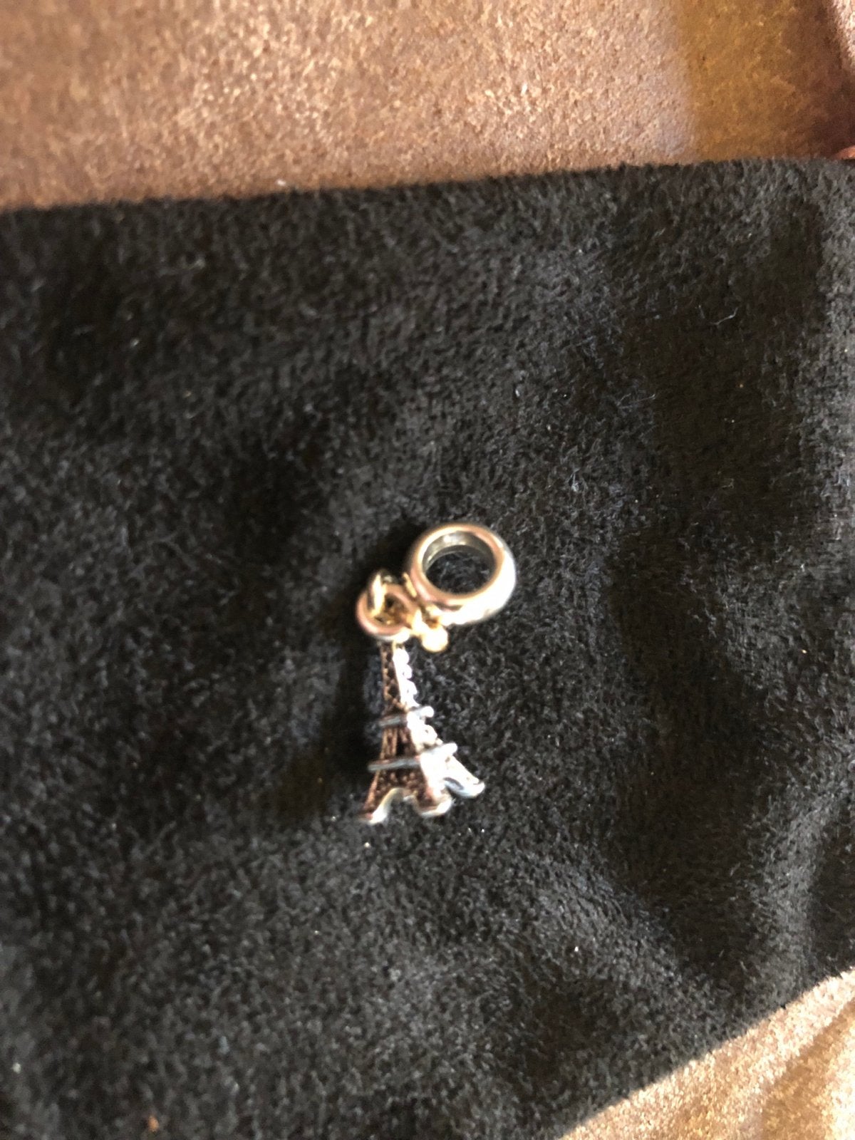 Bedel voor bedelarmband - Eiffeltoren, Overige merken, Gebruikt, Ophalen of Verzenden, 1 bedel