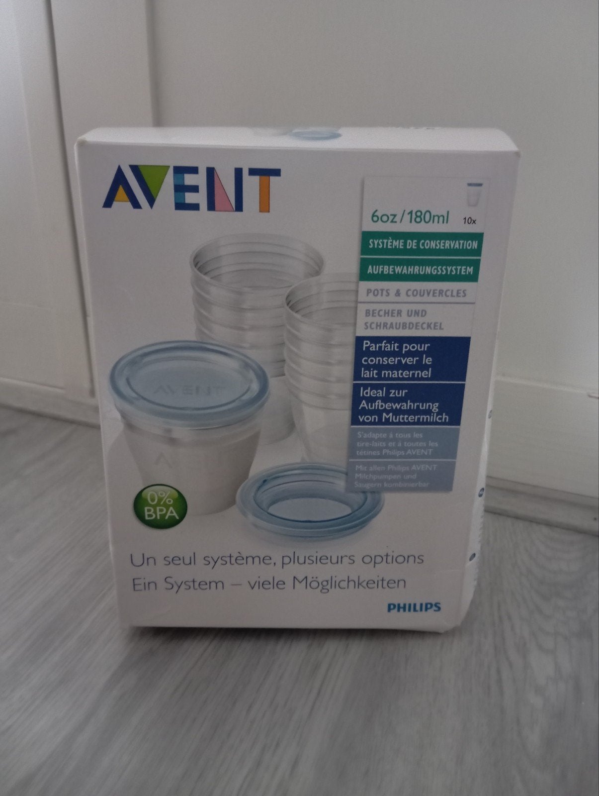 Philips Avent Bewaarbekers 180ml (10 stuks), Ophalen of Verzenden