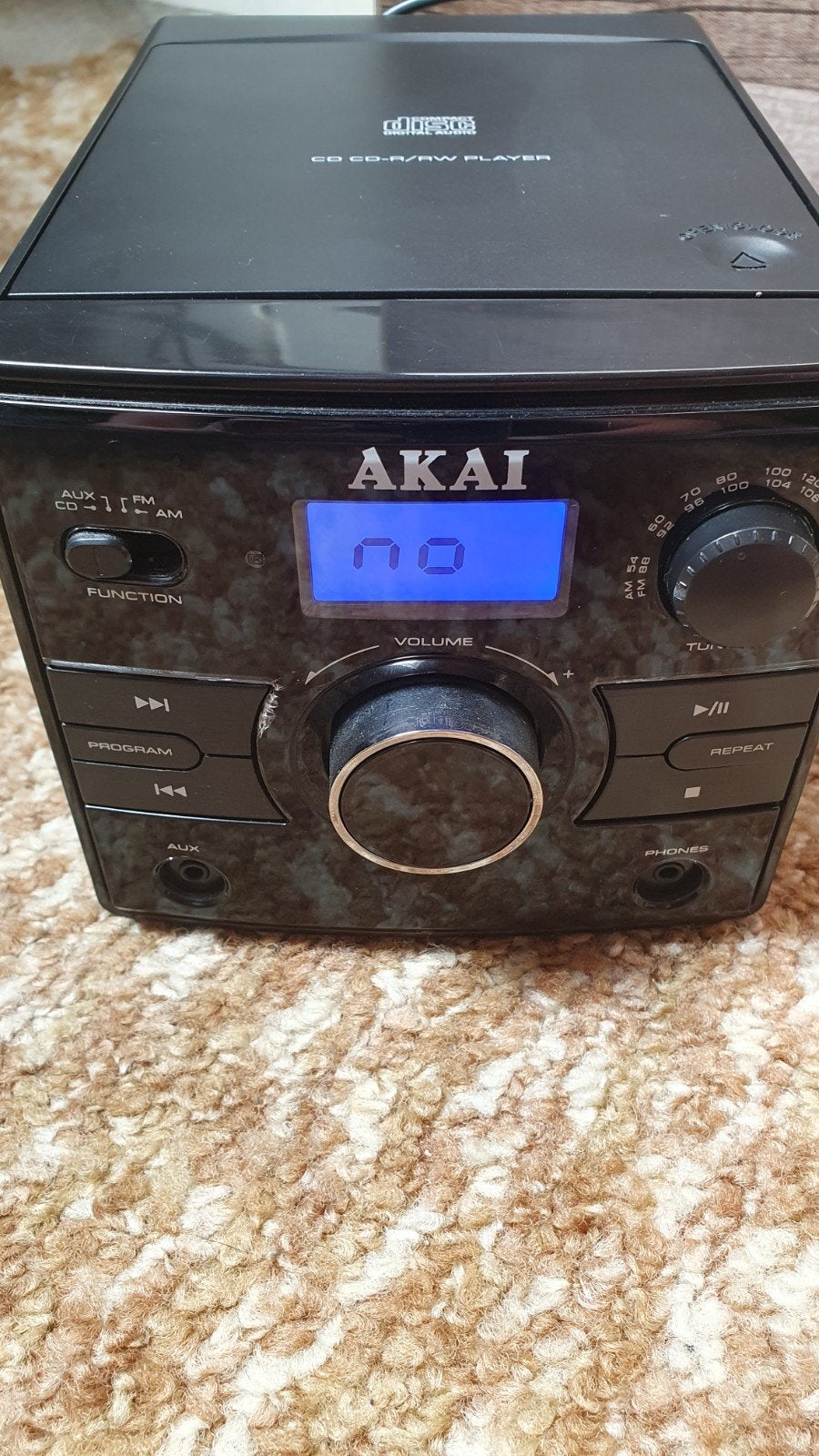 Akai Microset met CD-speler en radio, Audio, Tv en Foto, Gebruikt, Cd-speler, Ophalen of Verzenden, Microset