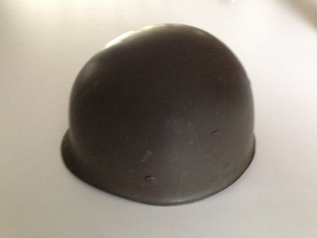 Binnenhelm WW2, Ophalen of Verzenden, Landmacht, Nederland, Helm of Baret