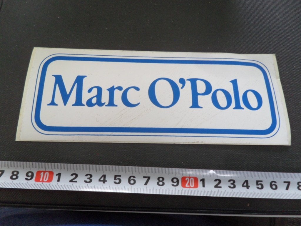 sticker MARC O'POLO, Ophalen of Verzenden, Zo goed als nieuw