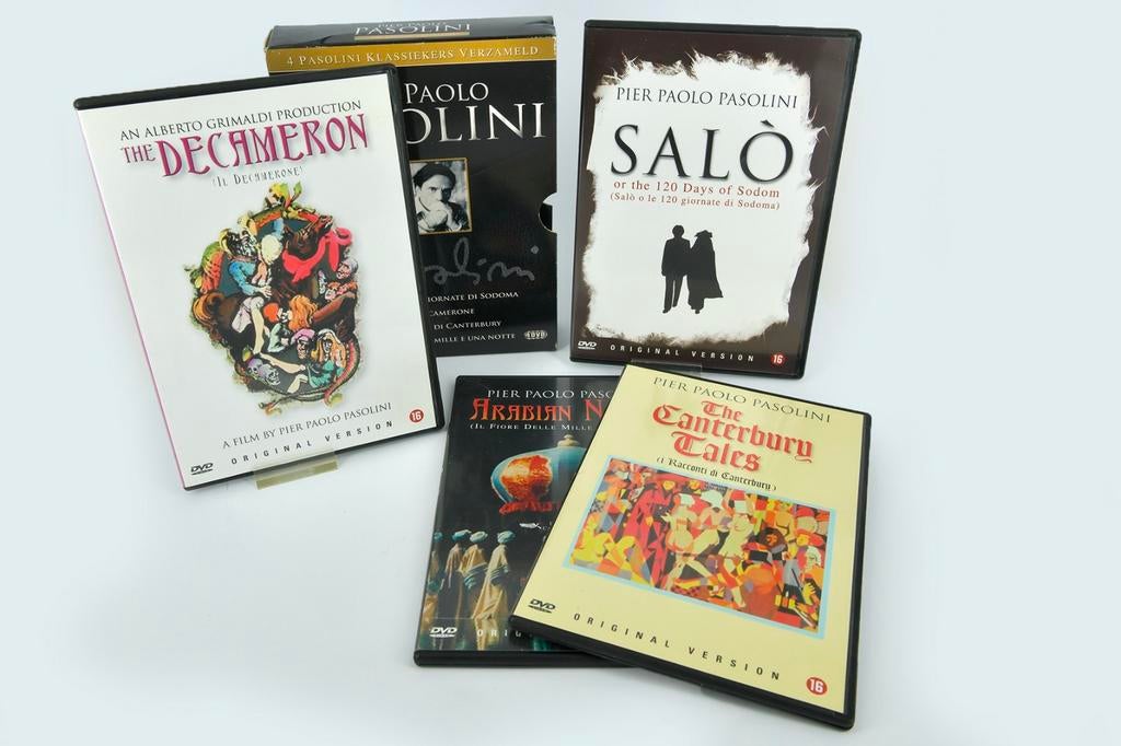 DVD BOX  PIER PAOLO PASOLINI, Ophalen of Verzenden, Zo goed als nieuw, Overige gebieden