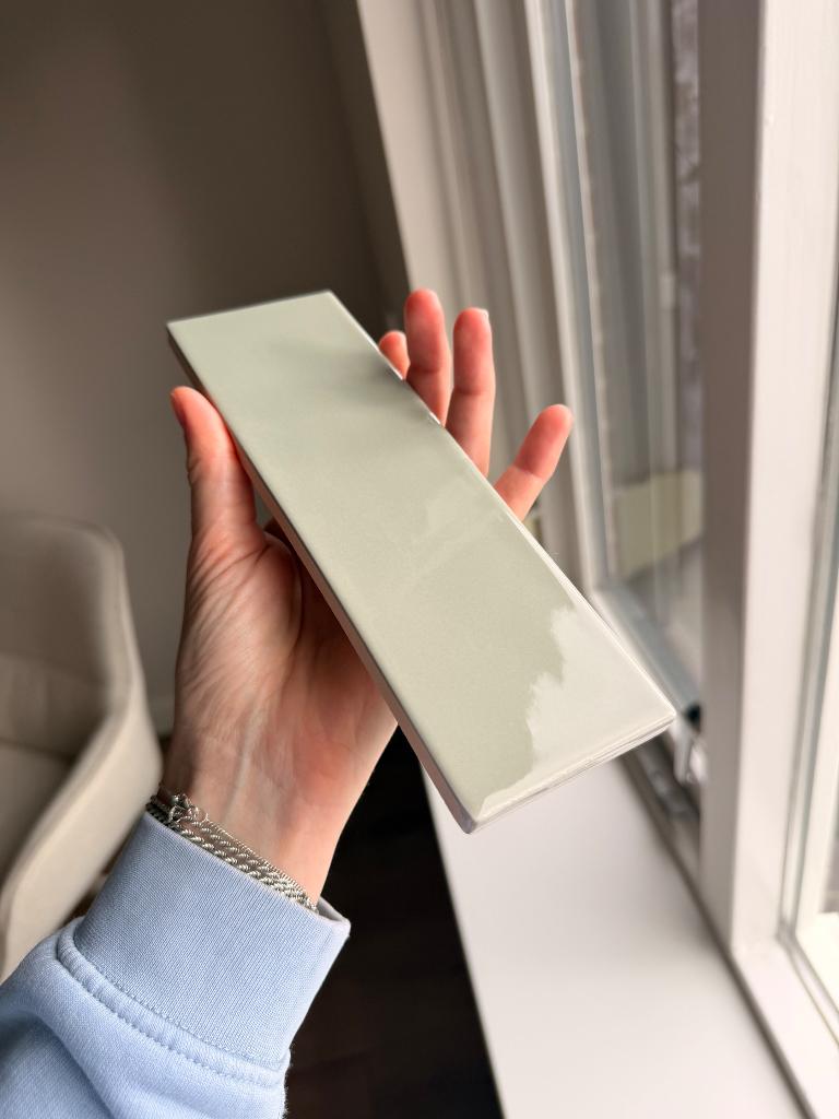 Doos groene wandtegeltjes van Designtegels, Ophalen, Nieuw, Minder dan 20 cm, Minder dan 20 cm