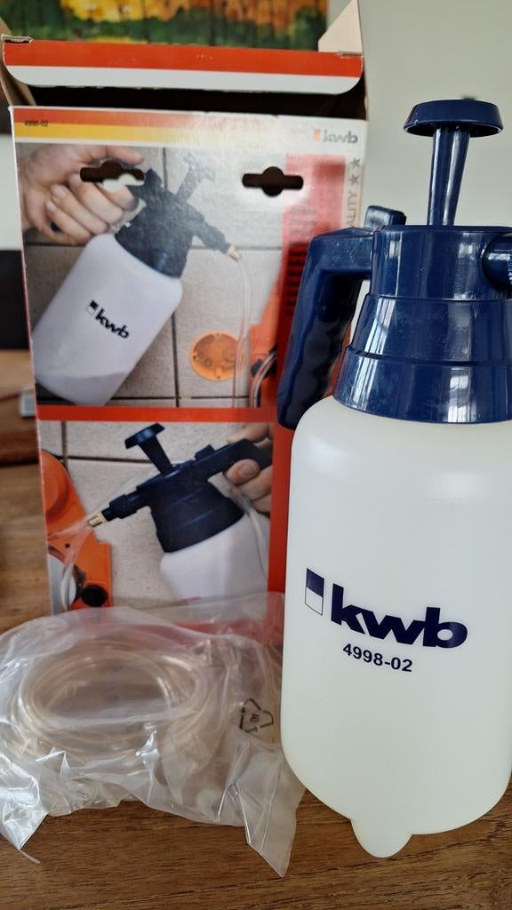 KWB drukspuit 4998-02 voor bij boren te gebruiken, Ophalen of Verzenden, Nieuw, Overige typen