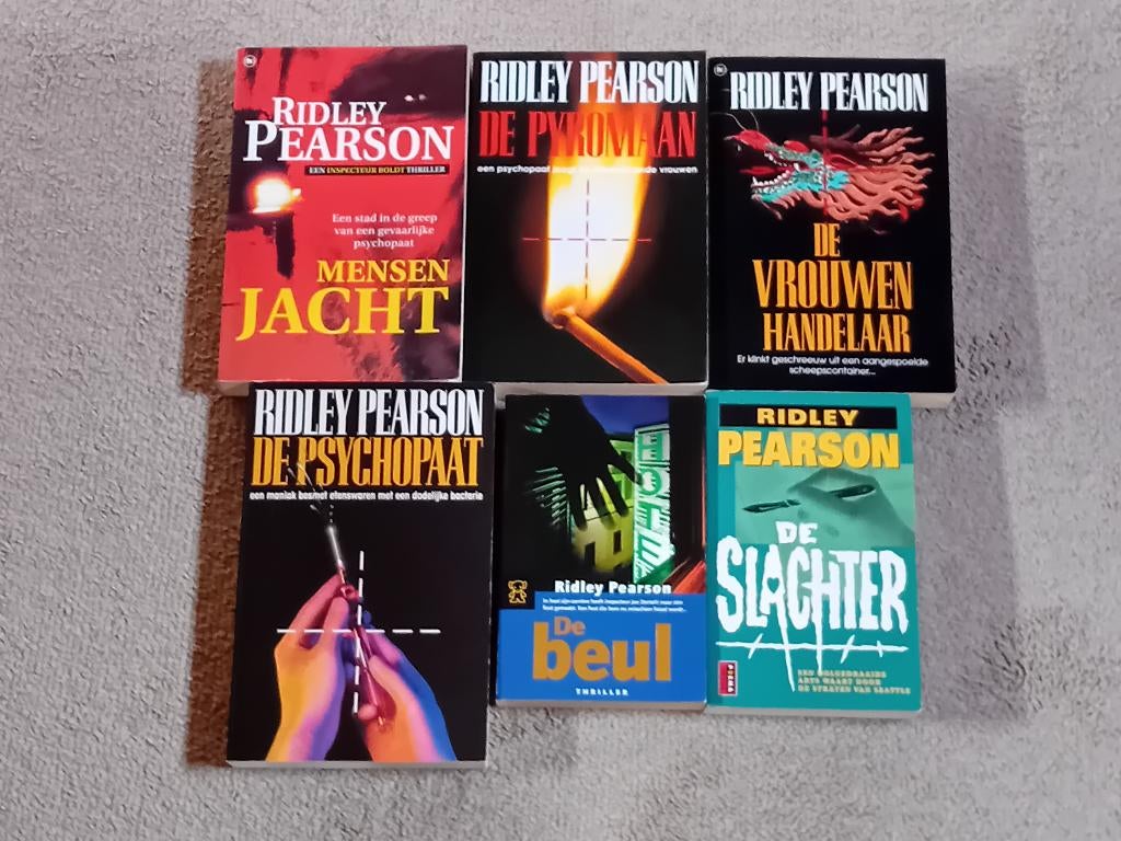 Ridley Pearson - Meerdere titels:, Boeken, Ophalen of Verzenden, Zo goed als nieuw