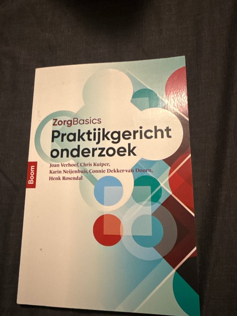 Praktijkgericht onderzoek, Boom, Zo goed als nieuw, Beta, HBO