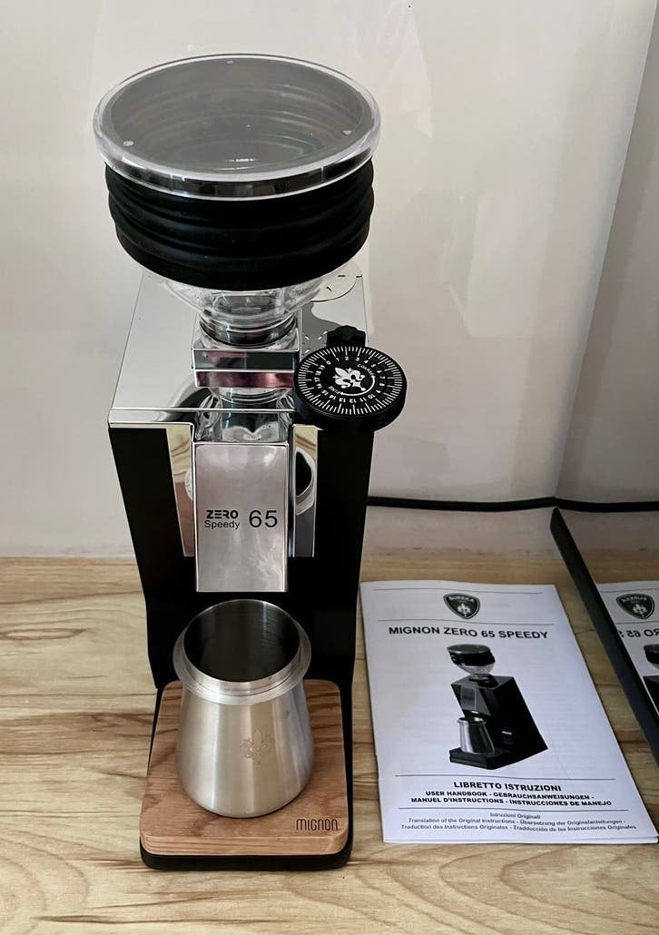 Eureka Mignon Zero 65 Speedy  single dose  65mm, Overige modellen, Zo goed als nieuw, 1 kopje, Koffiebonen
