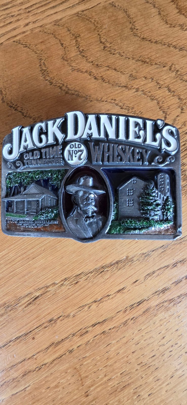 Vintage Jack Daniel's Riemgesp - Old No. 7 Whiskey, Ophalen of Verzenden, Zo goed als nieuw, Jack Daniel's, Losse buckle of gesp