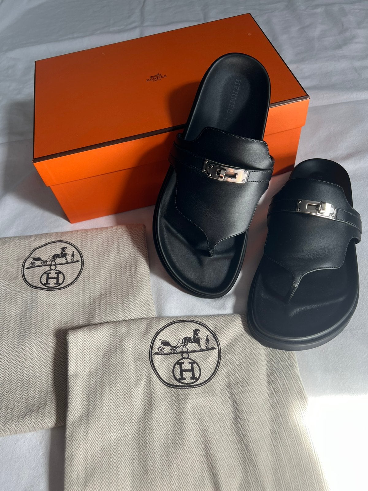 Hermes Empire sandal, Zwart, 37, Ophalen, Zo goed als nieuw, Zwart, Sneakers of Gympen