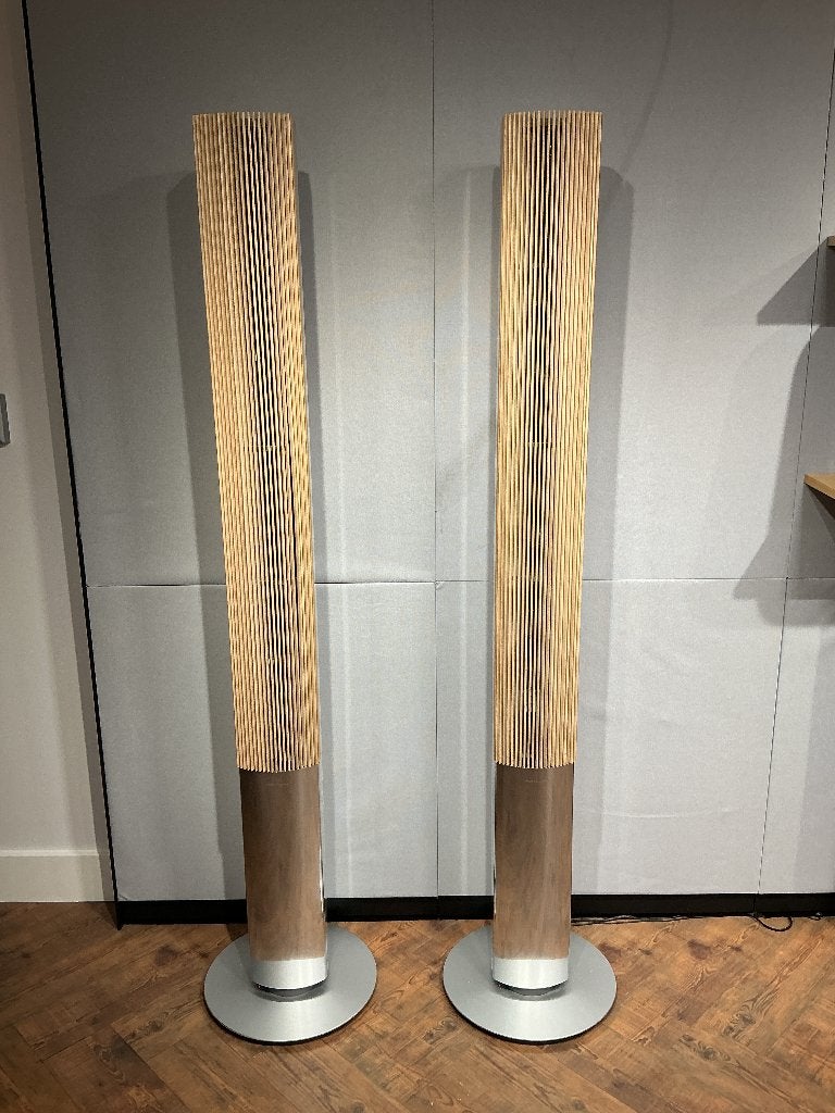 Bang & Olufsen Beolab 1 Silver / Oak, Audio, Tv en Foto, Luidsprekers, Bang & Olufsen, Zo goed als nieuw, 120 watt of meer, Ophalen