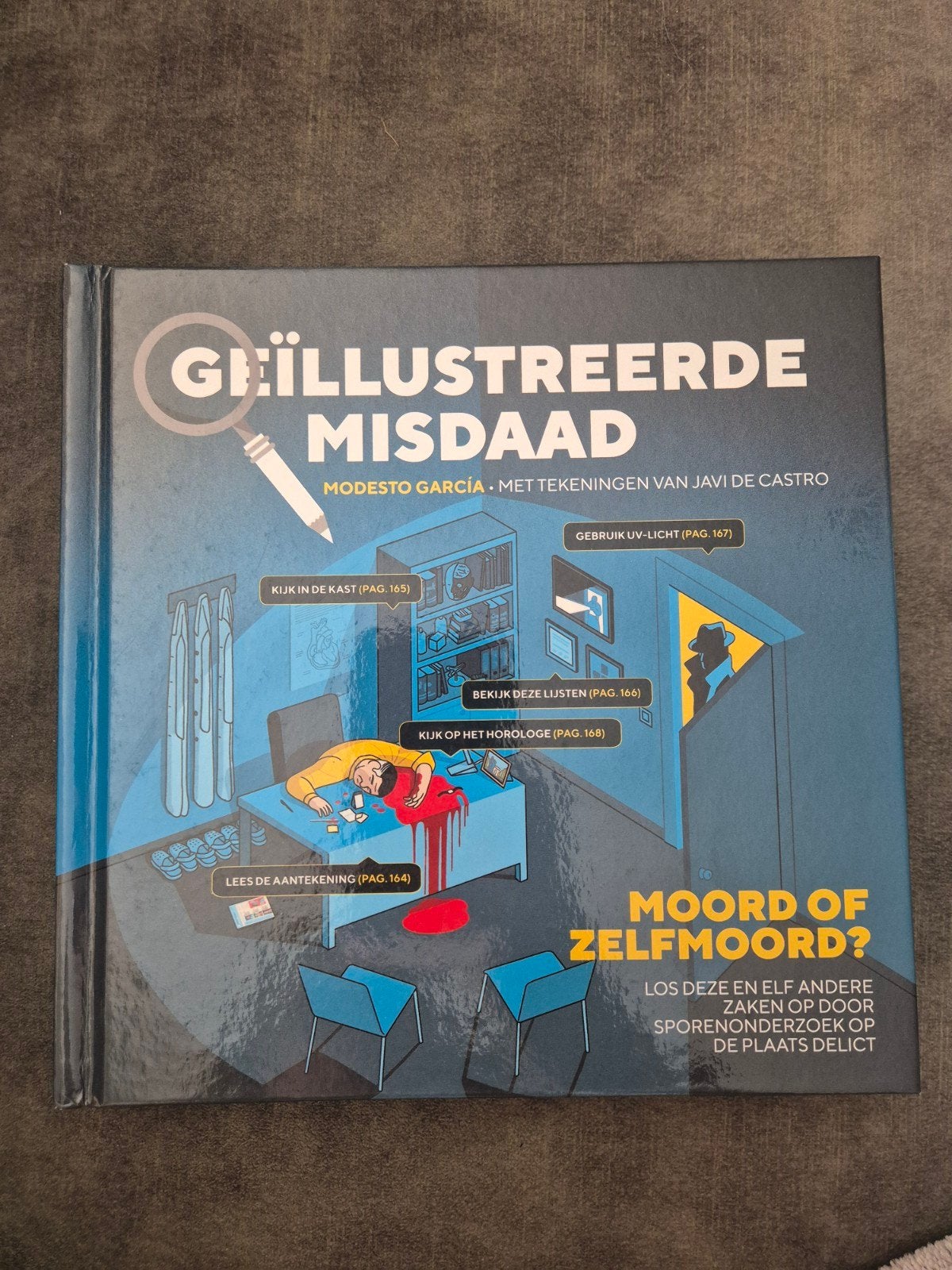 Geïllustreerde Misdaad: Moord of Zelfmoord?, Ophalen of Verzenden, Zo goed als nieuw, Modesto García