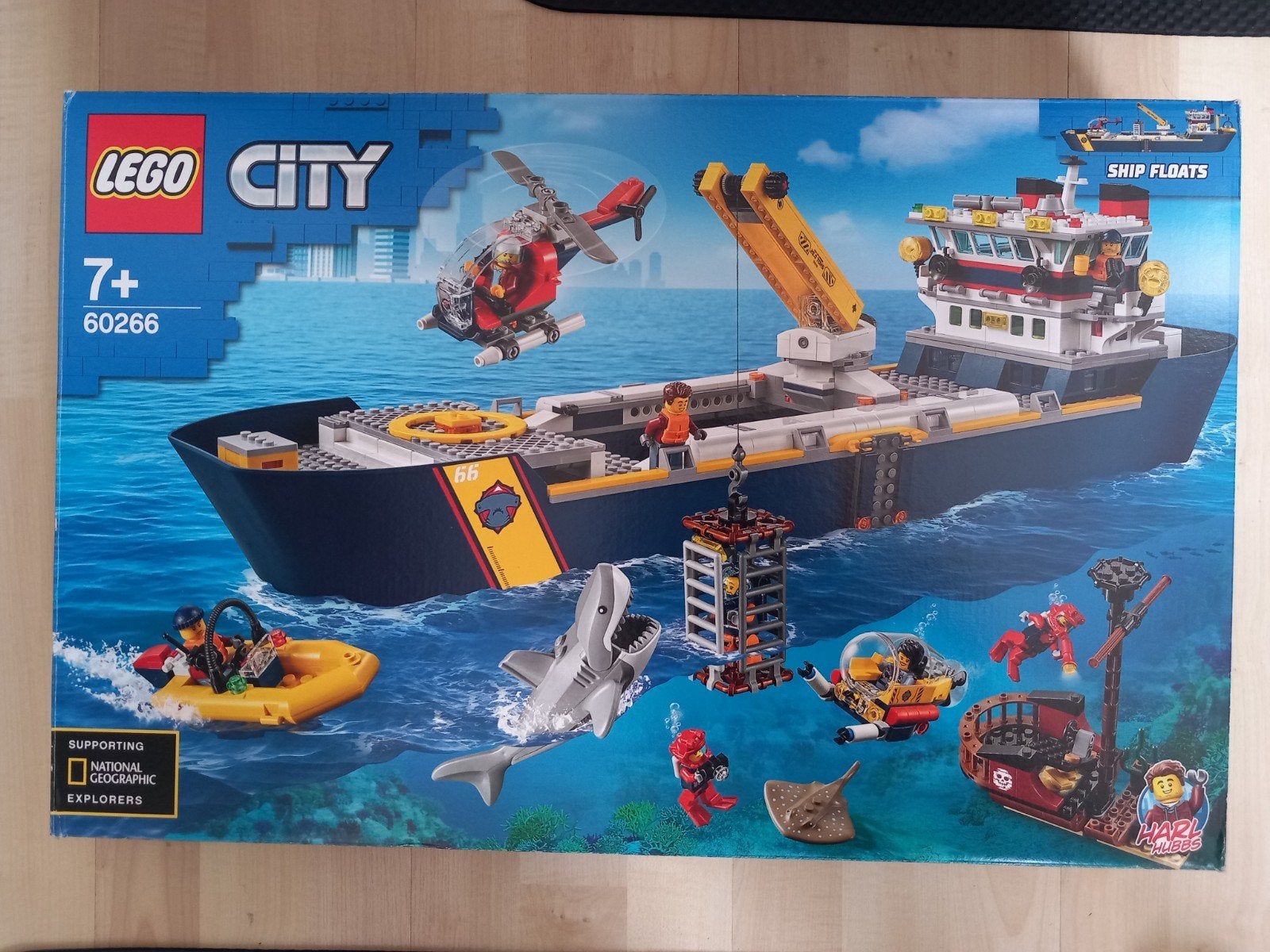 lego city oceaan onderzoekschip 60266, Lego, Ophalen of Verzenden, Complete set, City