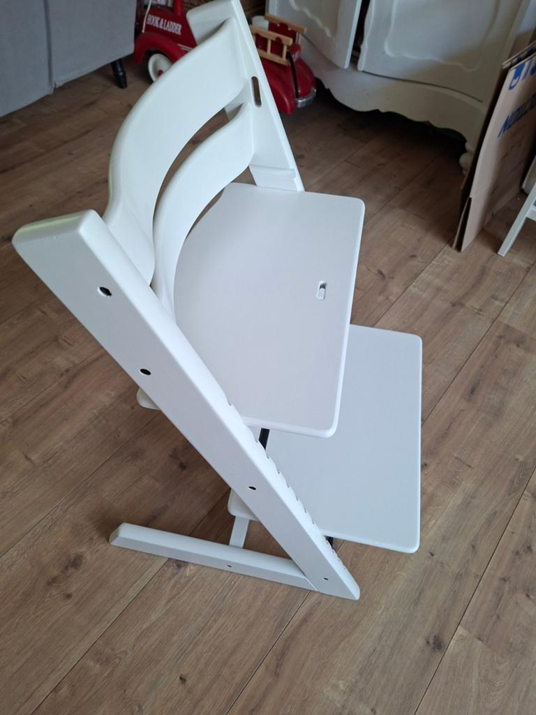Tripp Trapp kinderstoel - wit, Kinderen en Baby's, Kinderstoelen, Ophalen