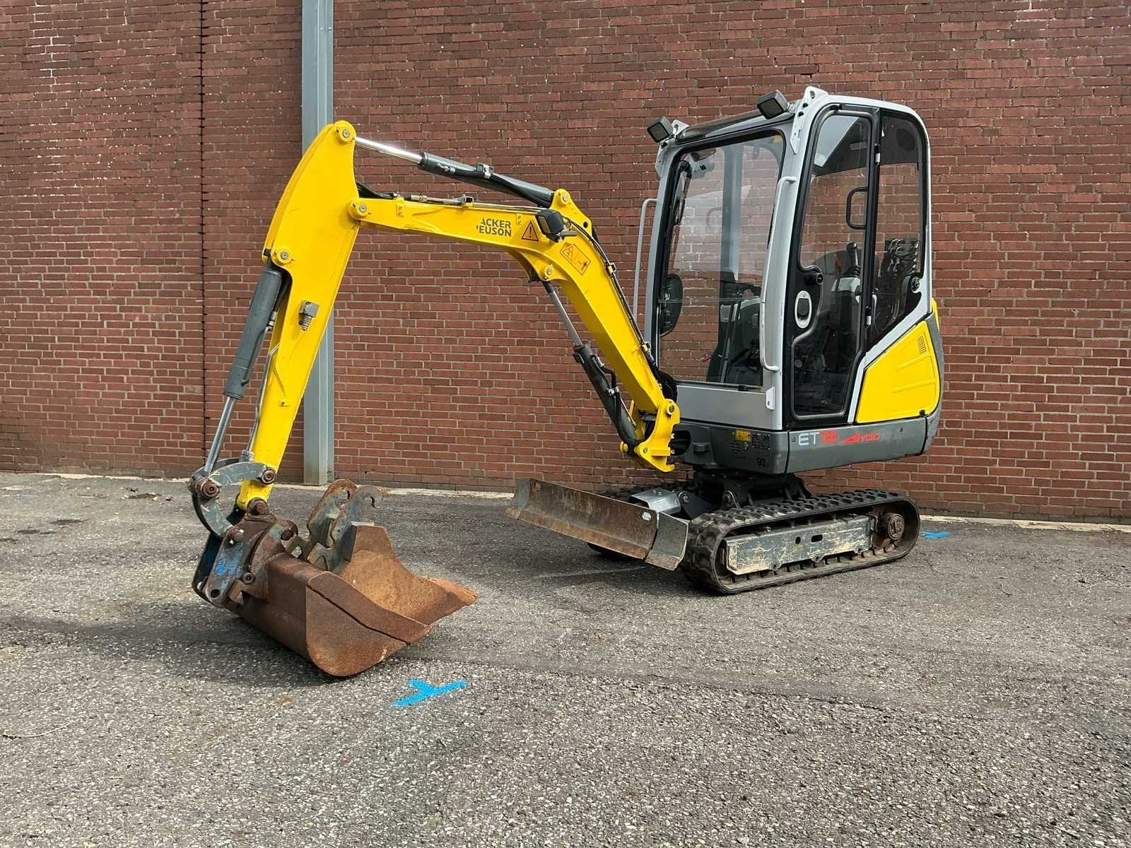 2018 Wacker neuson ET18 Minigraafmachine, Graafmachine