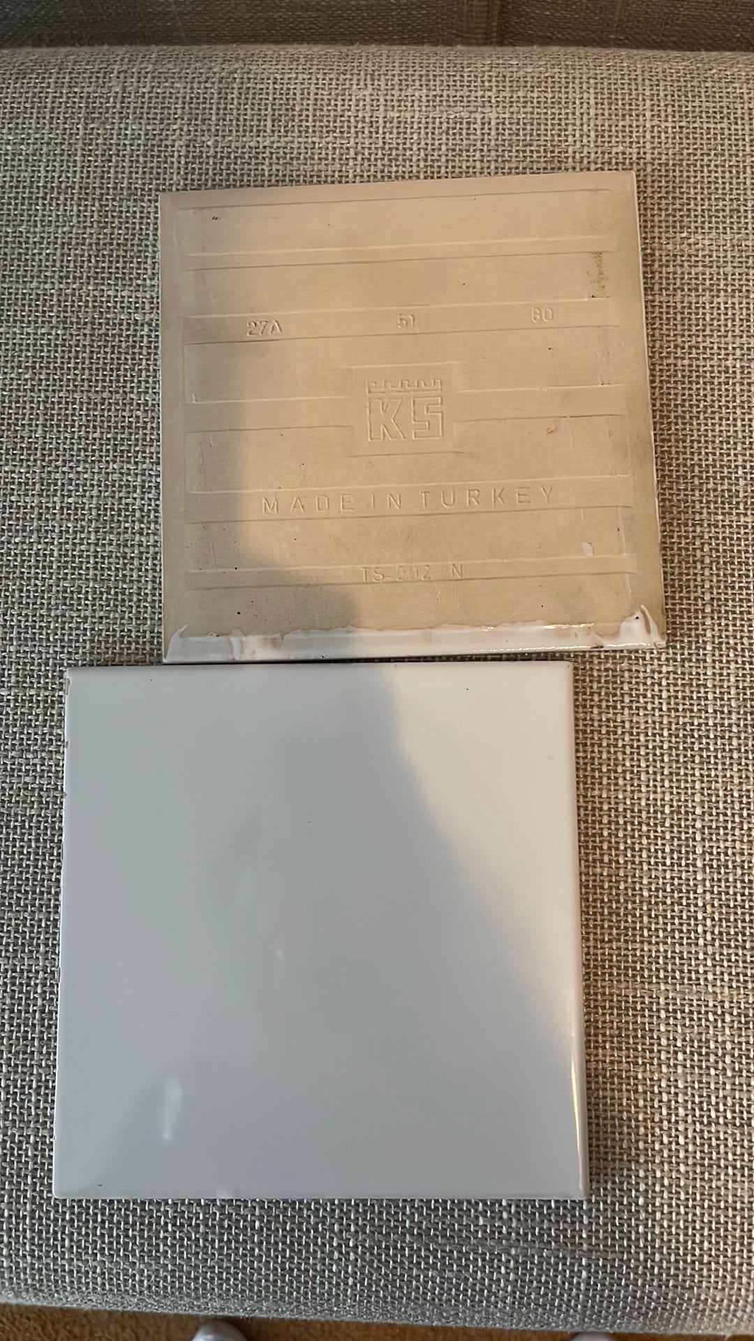 30 stuks witte tegeltjes 15x15, Ophalen, Nieuw, Minder dan 20 cm, Minder dan 20 cm