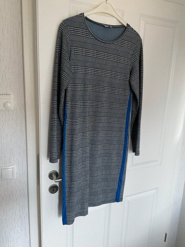 Tkp zgan dames jurk zwart/wit geblokt mt. XXL TrueSpirit, Overige kleuren, Maat 46/48 (XL) of groter, Ophalen of Verzenden, Knielengte