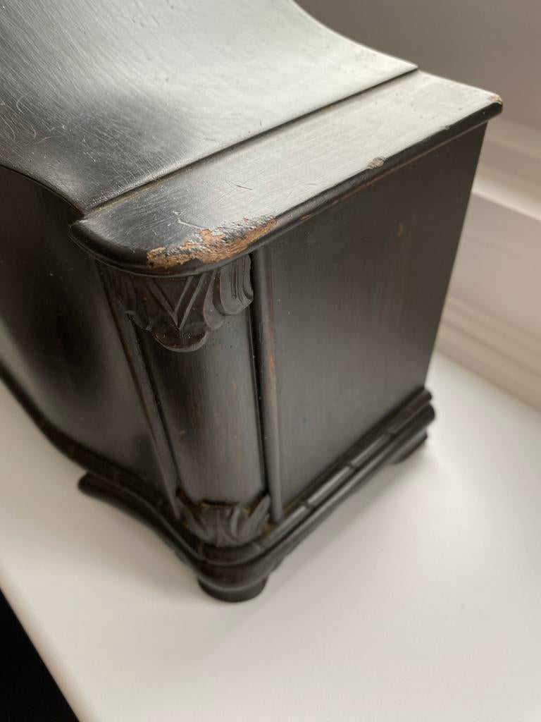 Antieke schoorsteenklok - Opknapper of voor onderdelen, Antiek en Kunst, Antiek | Klokken, Ophalen of Verzenden