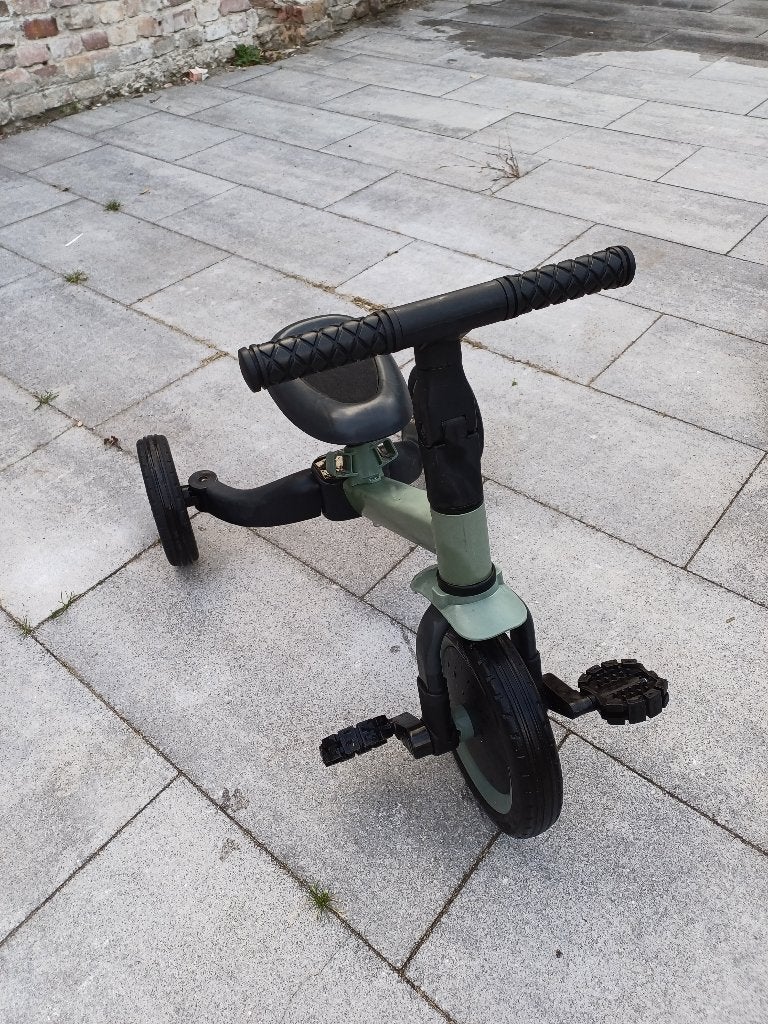 Veelzijdige driewieler, Ophalen, Gebruikt