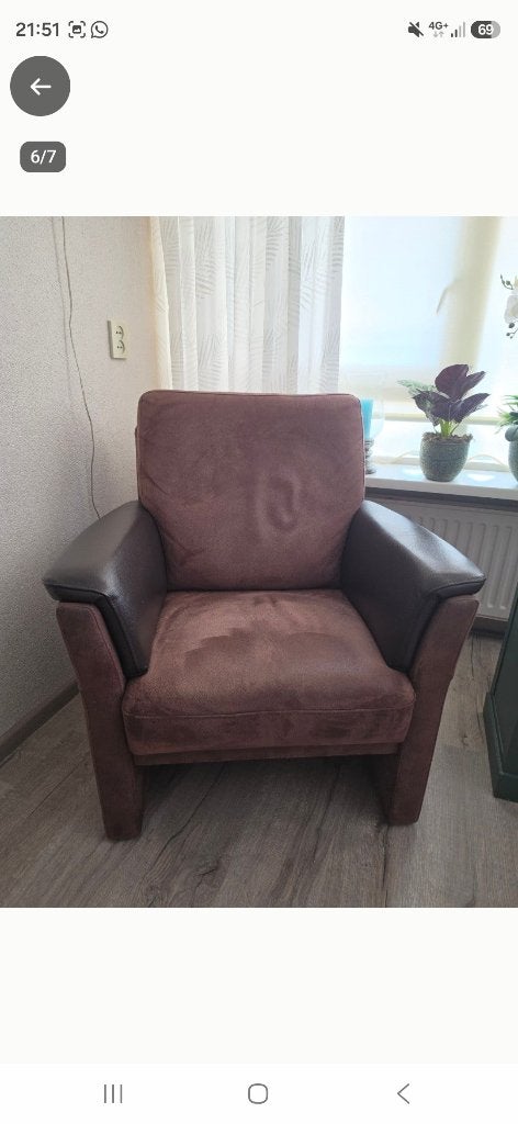 TK: DEZE PRACHTIGE SET VOOR WEINIG. NU KOPEN=MORGEN ZITTEN, Ophalen, Gebruikt, 75 tot 100 cm, Leer