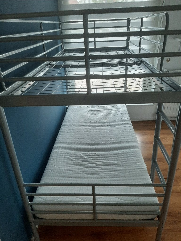Stapelbed gratis, Huis en Inrichting, Ophalen, Gebruikt, 90 cm, 160 tot 180 cm