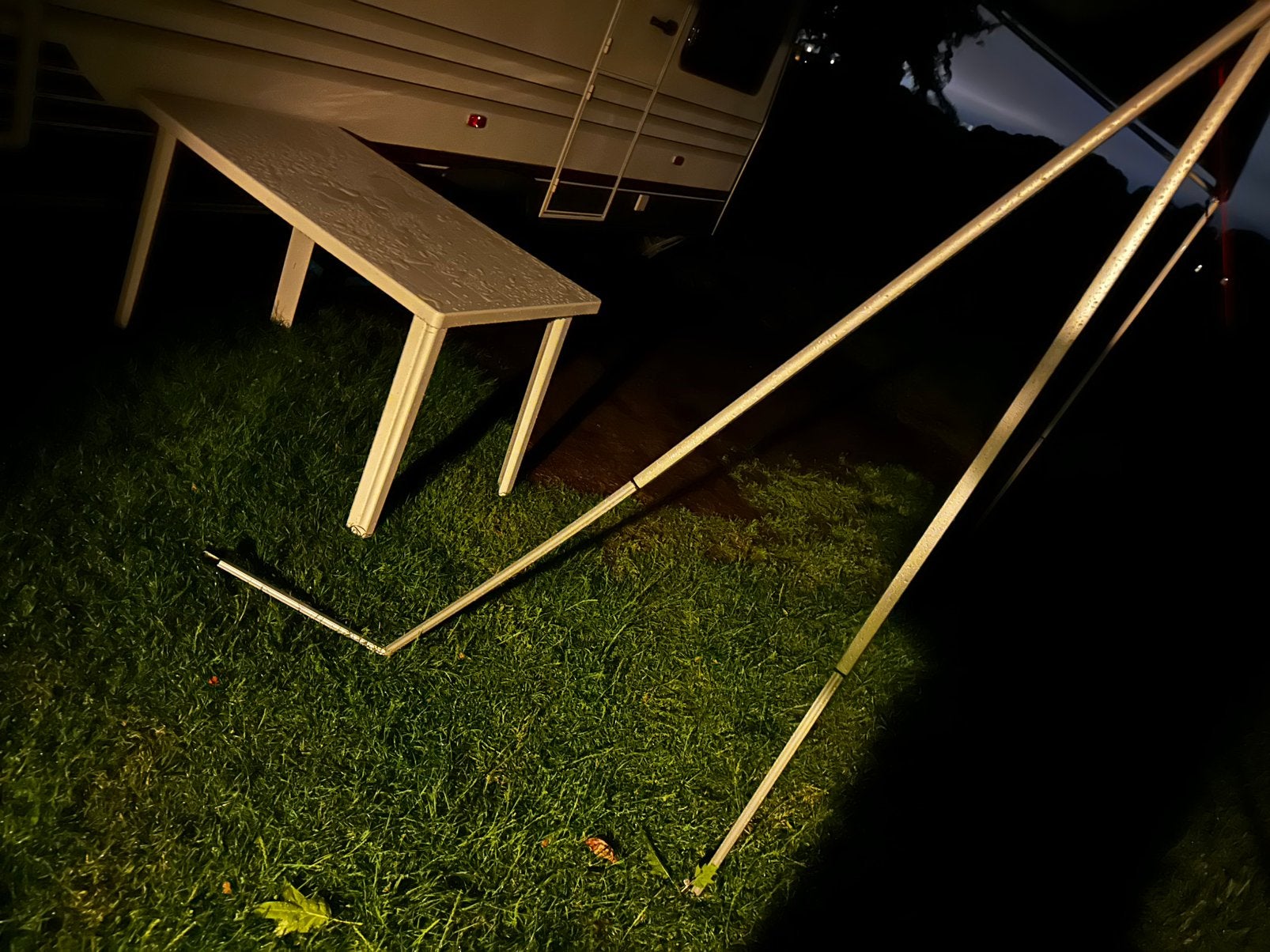 Gratis luifel, Caravans en Kamperen, Caravan accessoires, Ophalen, Gebruikt