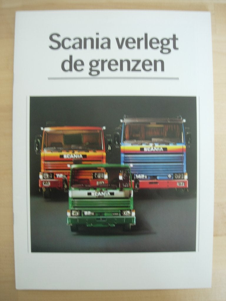 Scania 82 112 142 Introductie Brochure 1980 – G-P-R, Gelezen, Ophalen of Verzenden, Overige merken, Scania