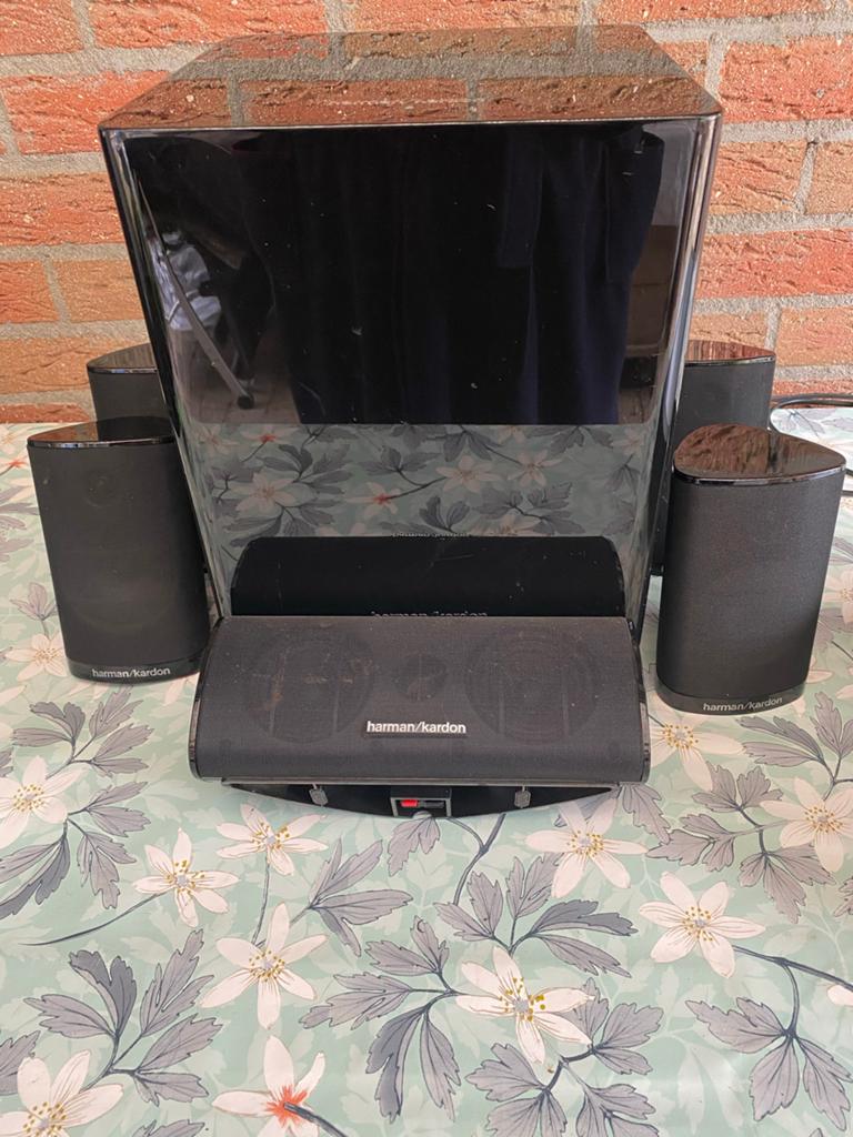 Harman Kardon Home Cinema Set - Compleet met kabels, Gebruikt, Blu-ray-speler, 70 watt of meer, 5.1-systeem