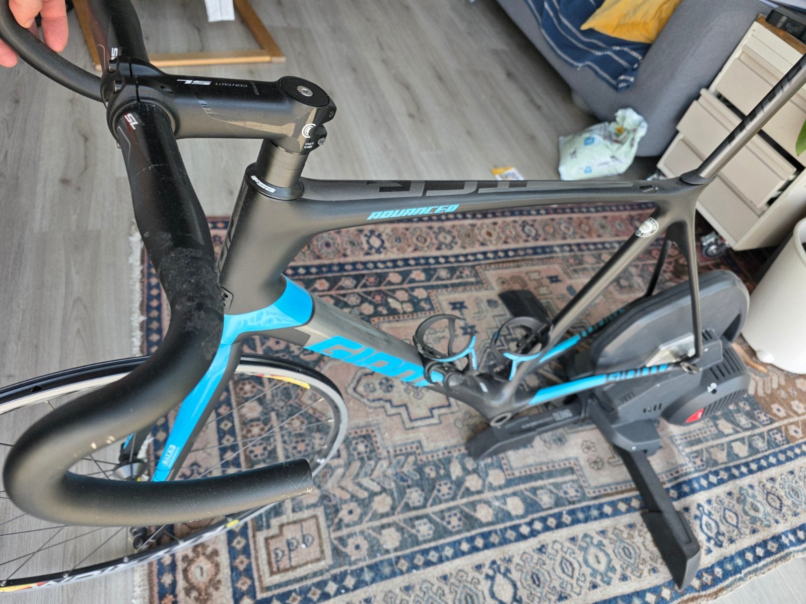 Giant TCR frame maat L te koop, 28 inch, Carbon, Zo goed als nieuw, 57 tot 61 cm