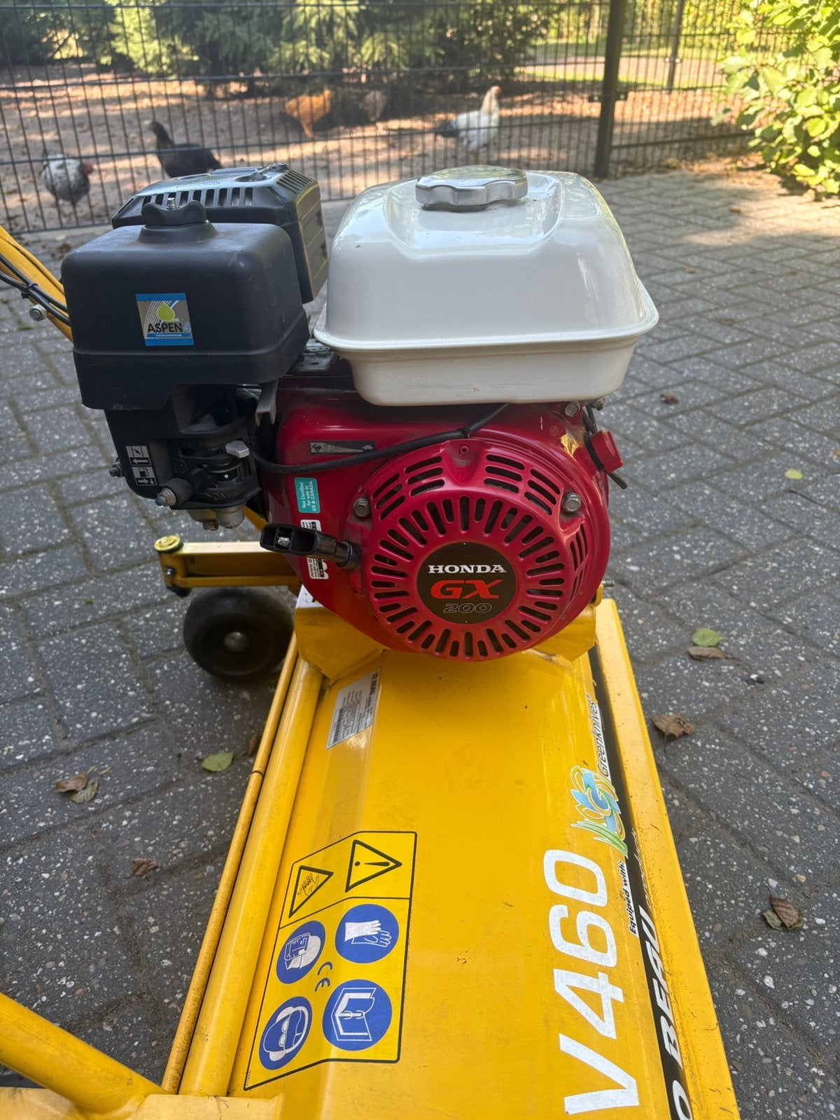 Professionele verticuteer machine met Honda GX 200 motor., Ophalen, Benzine, -, -