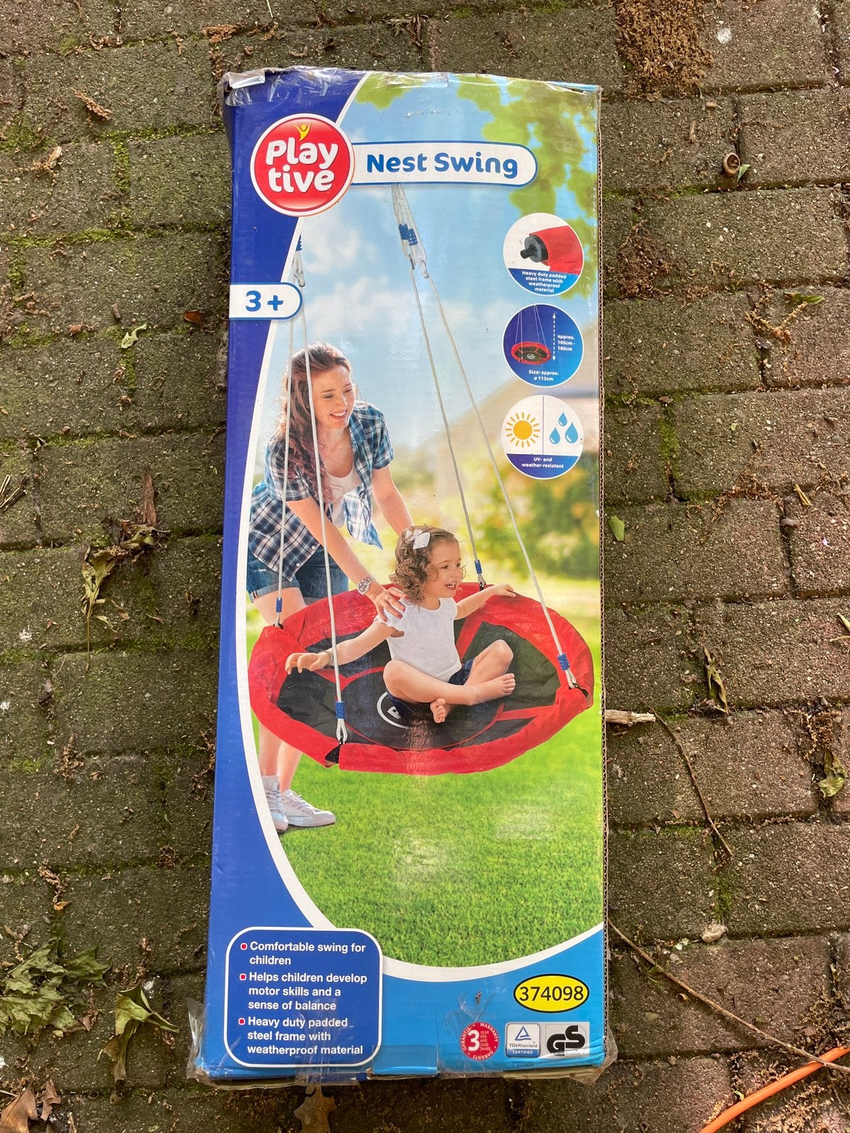 Grote Schommel nest nestswing swing hangstoel hangschommel, Ophalen of Verzenden, Zo goed als nieuw