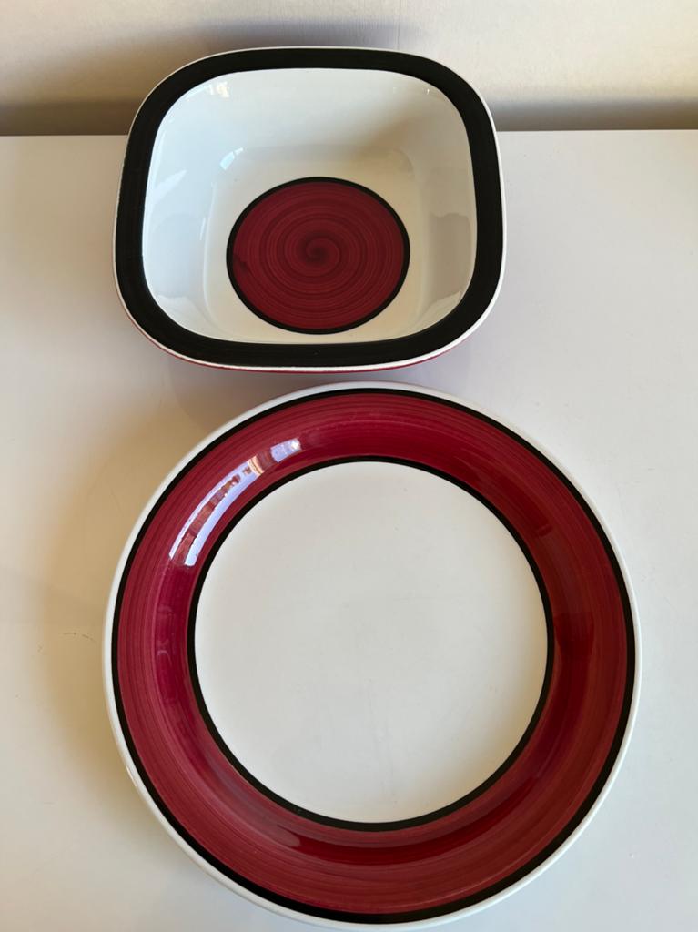 Rörstrand Carmen Ovenschaal Dinerbord Carl-H. Stålhane 50s, Antiek en Kunst, Ophalen of Verzenden
