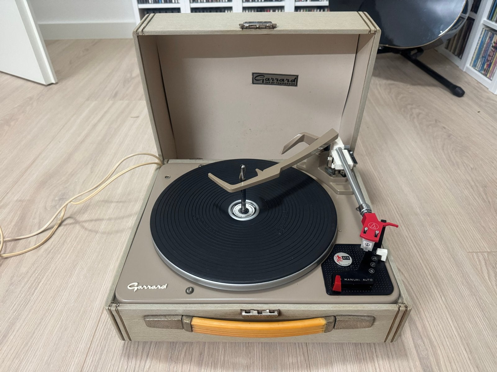 Garrard AT-6 Platenspeler 1962 grammofoon, Ophalen of Verzenden, Gebruikt, Platenspeler, Overige merken