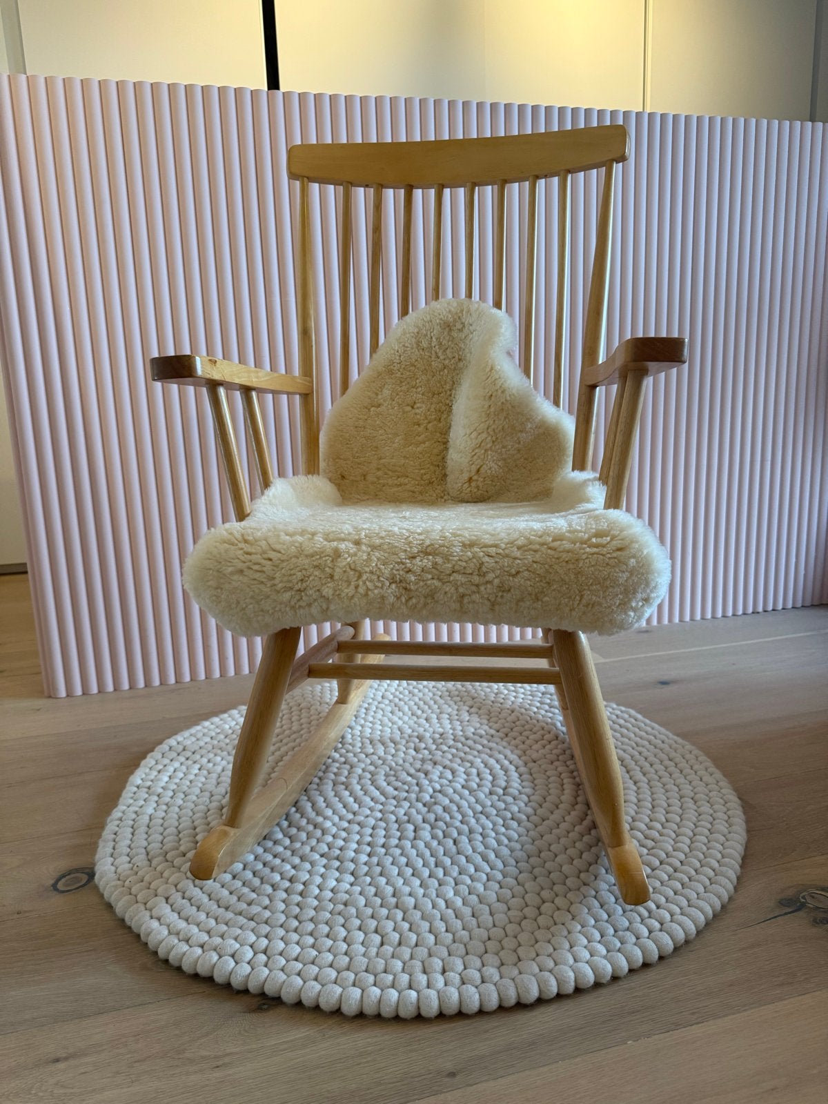 Houten schommelstoel, Huis en Inrichting, Stoelen, Ophalen, Gebruikt, Overige kleuren, Eén