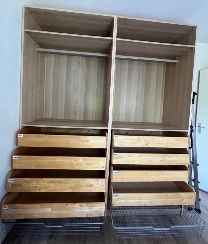 IKEA PAX kledingkast 200x58x236cm, Bezorg-/montageoptie, Met deur(en), IKEA PAX, Gebruikt, 200 cm of meer