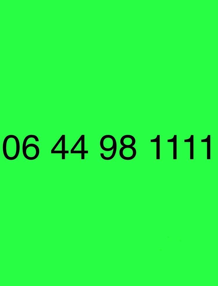 Makkelijke Telefoonnummer - 06 44 98 1111, Ophalen of Verzenden, Nieuw, Overige providers, Simkaart