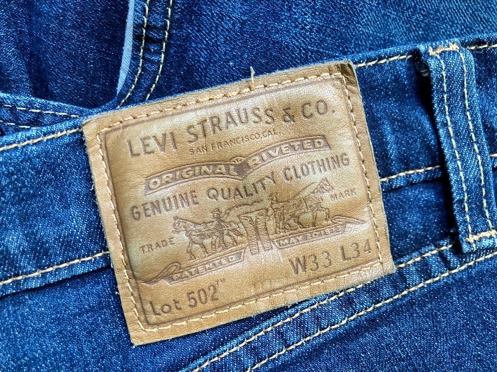 Spijkerbroek Levi's 502, W33 / L34, Blauw, Nieuw, Ophalen of Verzenden, Levis