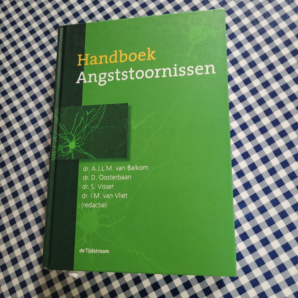 Handboek Angststoornissen - dr. A.J.L.M. van Balkom e.a., Zo goed als nieuw, Dr. A.J.L.M. van Balkom e.a., Gamma, HBO
