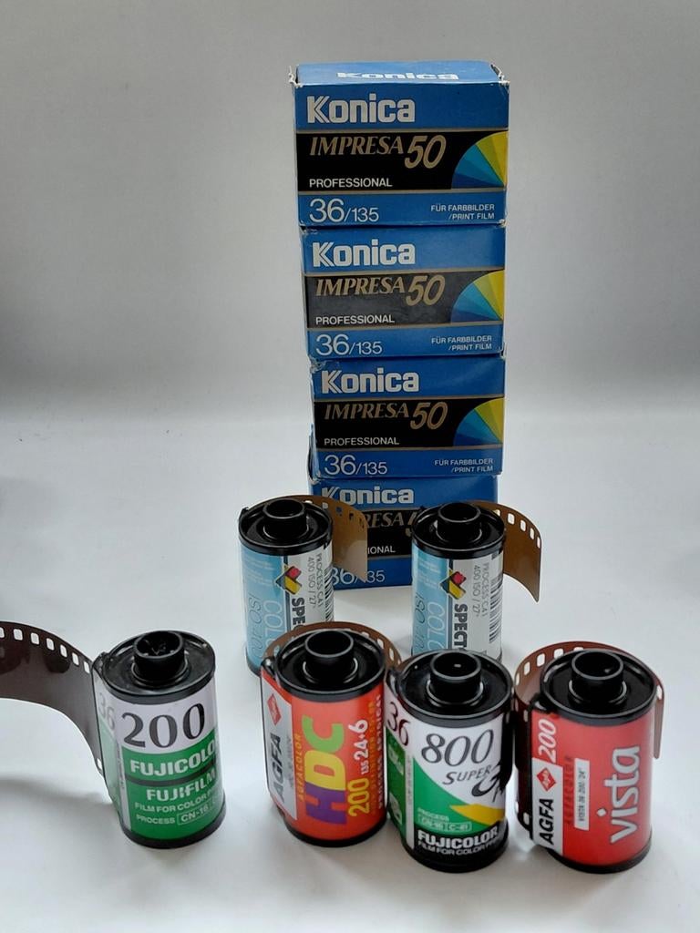 10 x diverse color films, Audio, Tv en Foto, Filmrollen, Ophalen of Verzenden