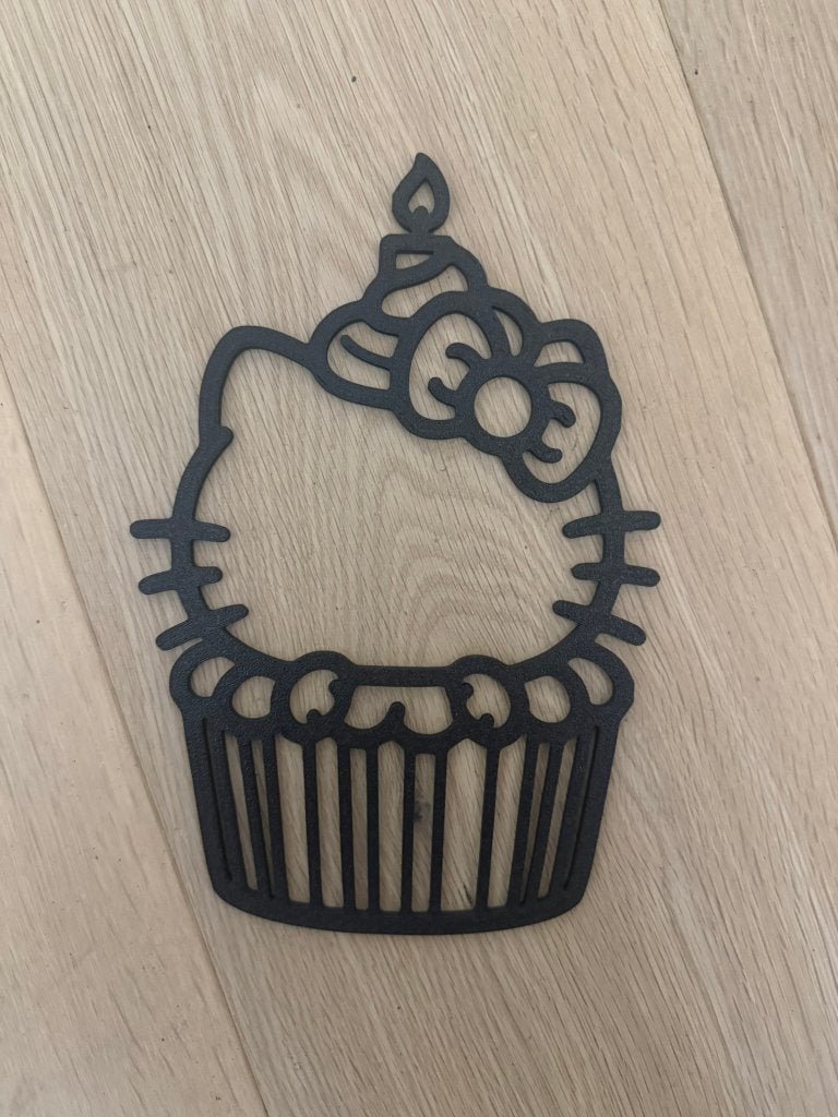 Hello Kitty, Huis en Inrichting, Verzenden, Zwart, Kunststof, Nieuw