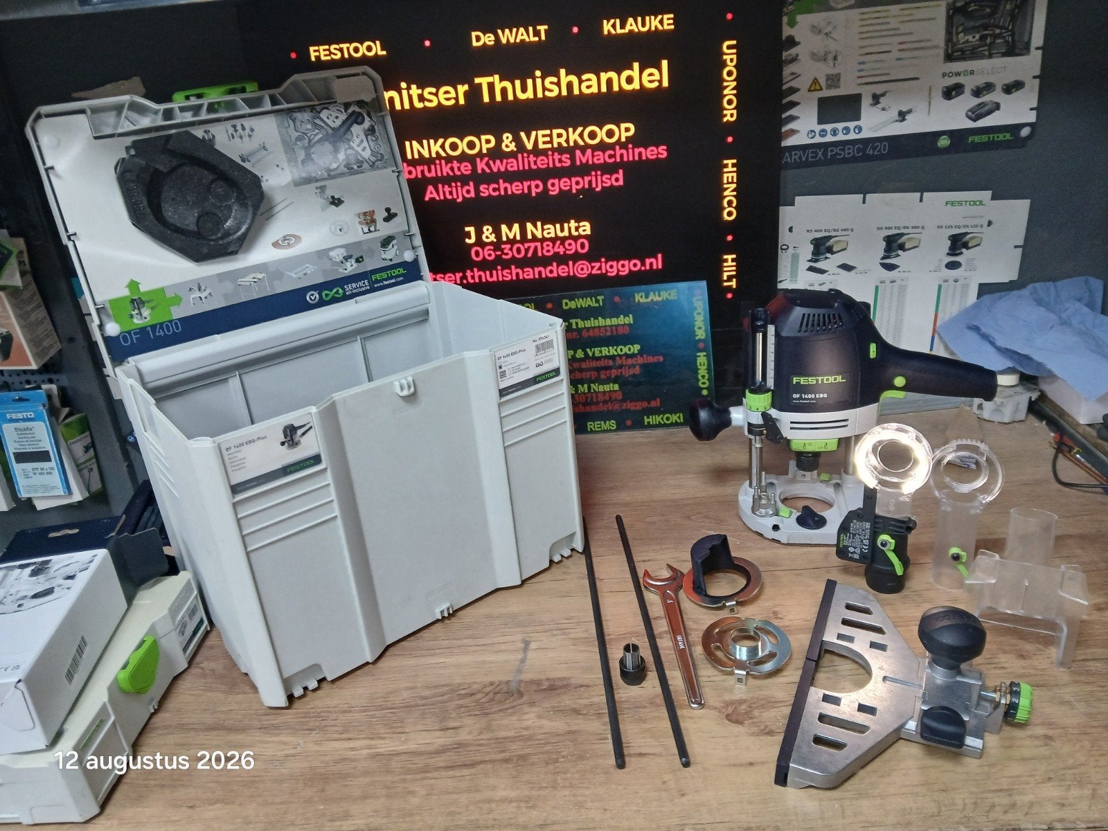 Festool Bovenfrees., -, -, Ophalen of Verzenden, Zo goed als nieuw