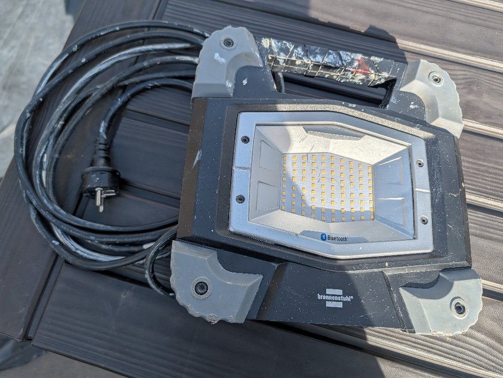 Brennenstuhl Mobiele LED-werklamp bouwlamp TORAN 5000 MB, Ophalen of Verzenden, Gebruikt, Minder dan 50 watt, Lamp met armatuur