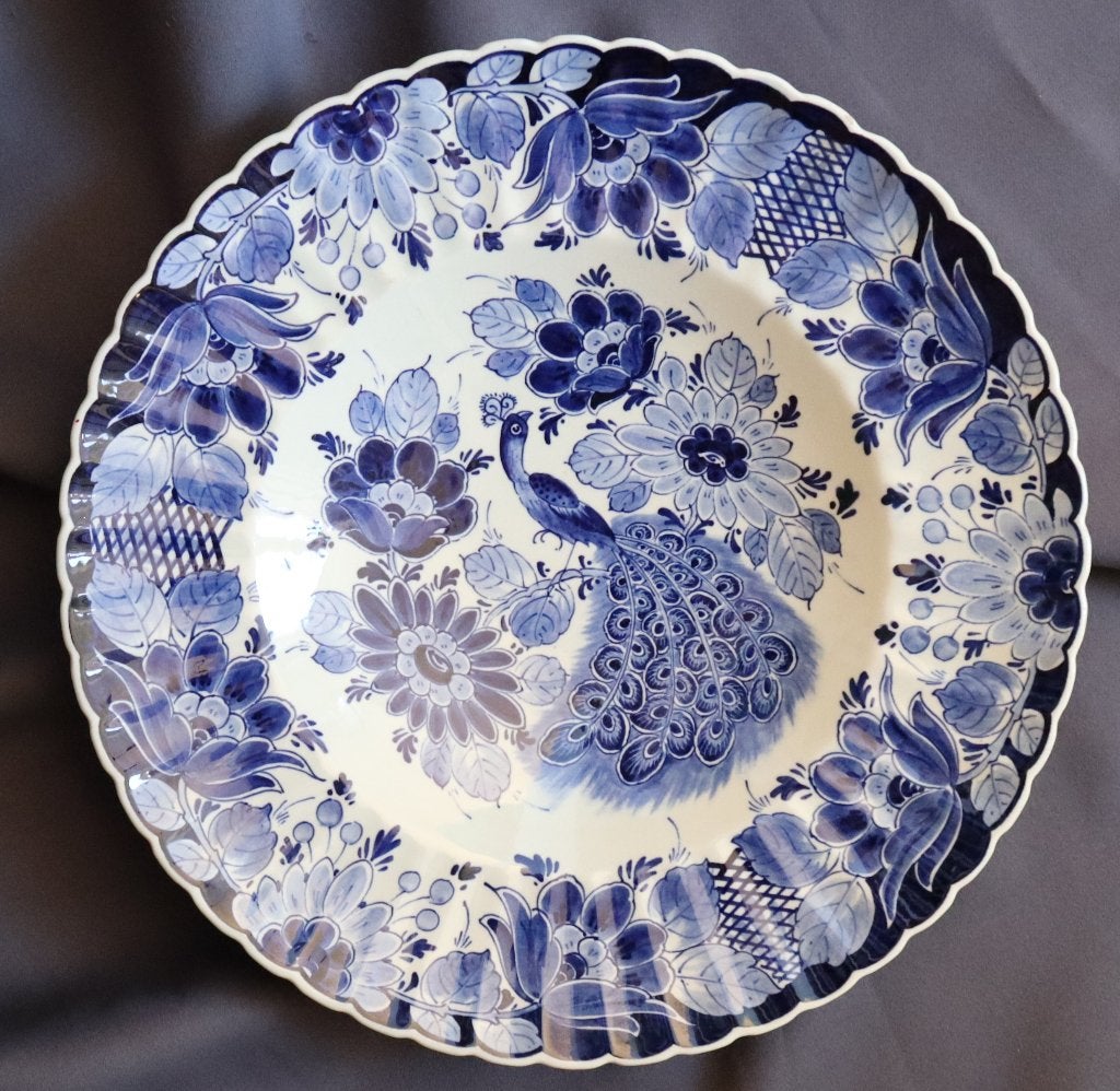 Delftsblauw bord., Ophalen of Verzenden