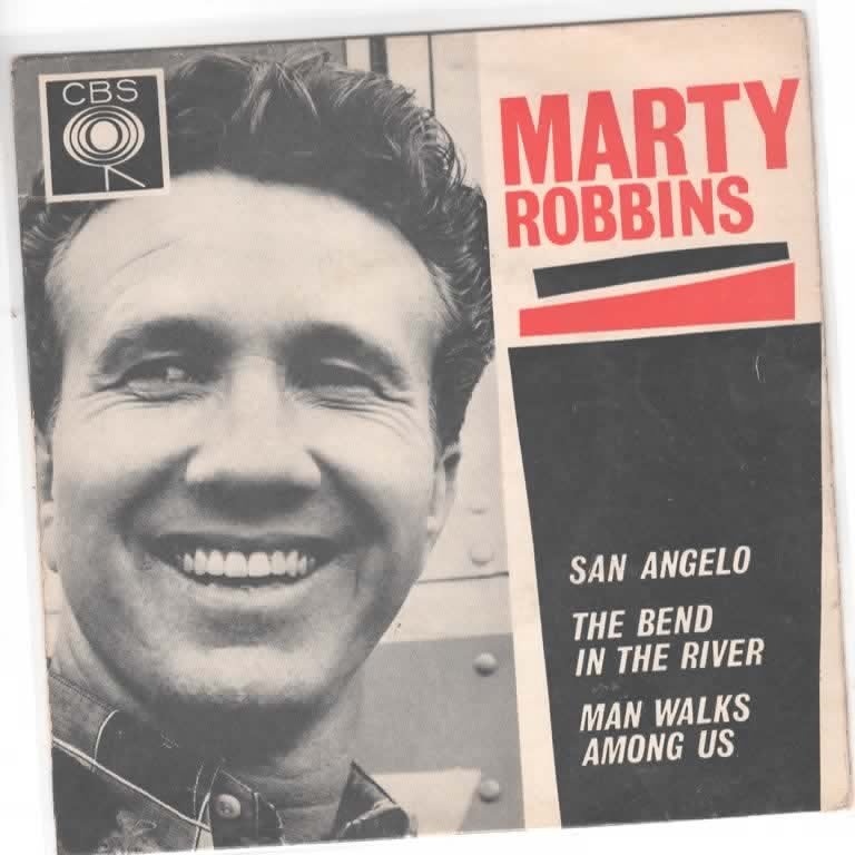 Marty Robbins- San Angelo  EP !!!, Verzenden, 7 inch, Pop, EP