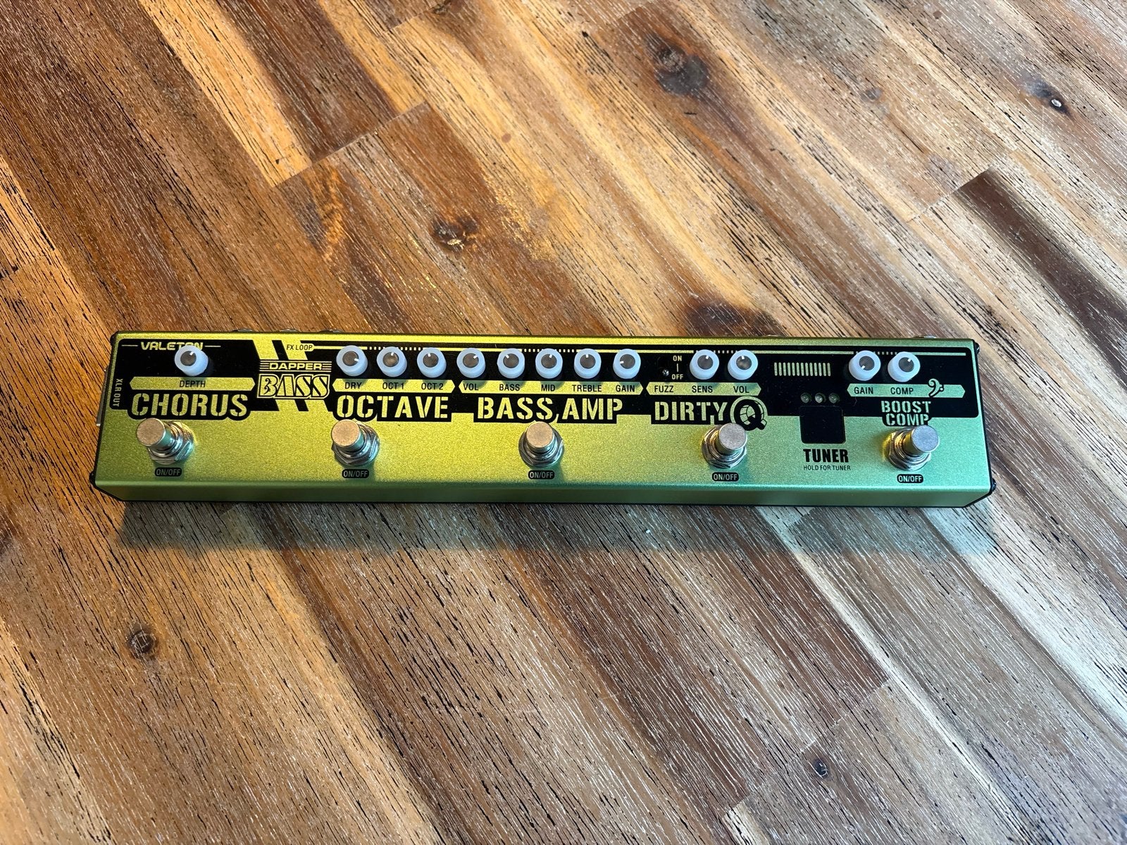 Valeton Dapper Bass Multi-Effect Pedaal, Ophalen of Verzenden, Zo goed als nieuw, Chorus