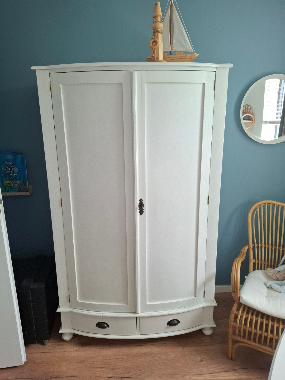Complete babykamer: ledikant, commode en kledingkast, Kinderen en Baby's, Kinderkamer | Complete kinderkamers, Ophalen of Verzenden