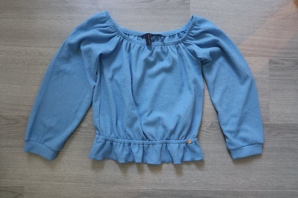 Als nieuw Shirtje blousje Nono blauw 152, Ophalen, Meisje, Shirt of Longsleeve, Nono
