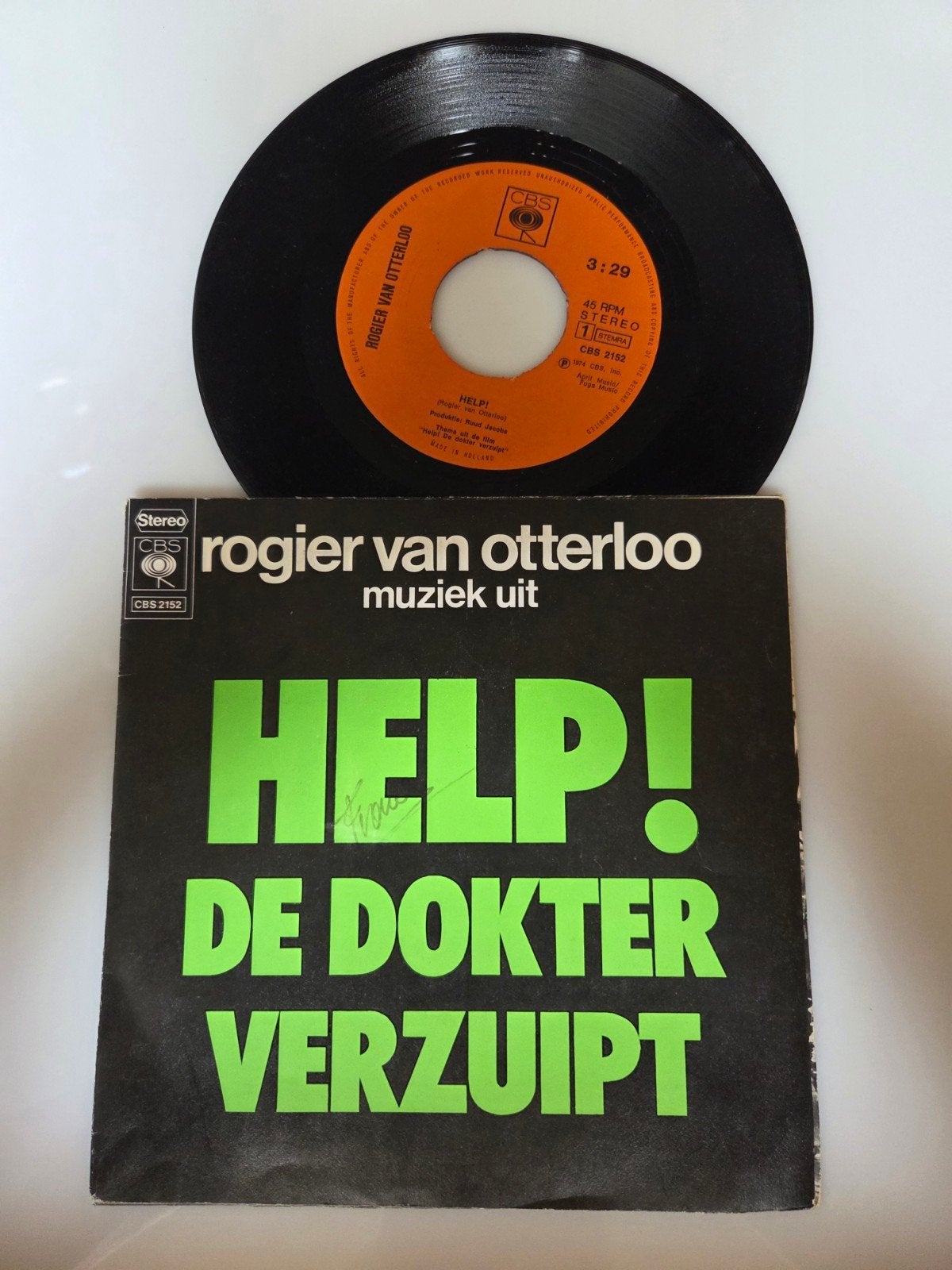 Rogier van Otterloo - Help !, Ophalen of Verzenden, Gebruikt, 7 inch